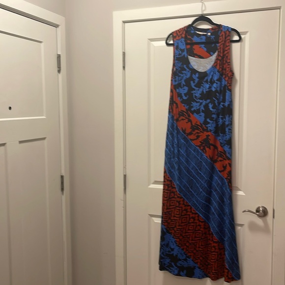 Maxi Length Soft Surroundings Dress Size Large.Abstract Print - Picture 1 of 6